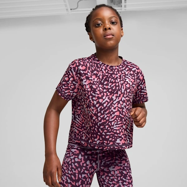 PUMA Zugliebling: Kurzes Kinder-T-Shirt für kleine Lokomotivführer. Fahrspaß garantiert!